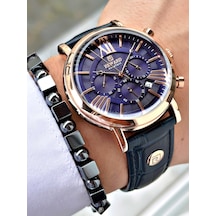 Rose Gold  Erkek Kol Saati- Lacivert