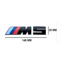 Bmw M5 Arka Bagaj Yazısı Siyah