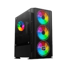 Gametech Xcoler Mesh 4x120mm Rainbow M.ATX  Bilgisayar Kasası