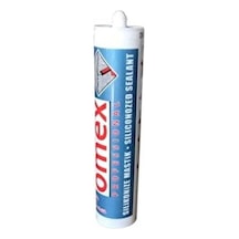 Omex Silikonize Mastik 450 Gr Beyaz Beyaz