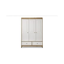 Milano 3 Kapılı Dolap, Bebek Ve Genç Odası Dolap Beyaz