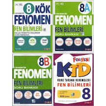 Fenomen 8. Sınıf Fen Bilimleri Kök+8a+8b+konu Tarama D. Fen B. 4 Kitap