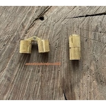 Dmr Pirinç Gizli Akordiyon Menteşe Katlanır Kutu Menteşesi 10mm 2adet