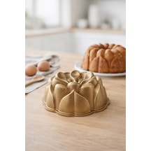 Hira Döküm Kek Kalıbı 26cm Gold Gold