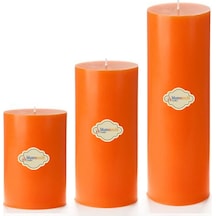 Medium Set Mum Çap 7 Cm Turuncu Turuncu