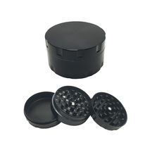 Siyah 55 MM Grinder Alloy Herbal Öğütücüsü Parçalayıcı  Rb88sy