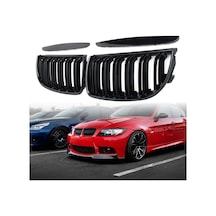 E90 M3 Böbrek, Ön Panjur Bmw 3 Serisi 2005 2008 Çift Tırnak, Pian
