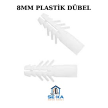 8mm Plastik Dübel 500 Adet