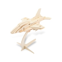 Woodcraft Ahşap  Maket F-16 Fighter Plane 3D  Maket