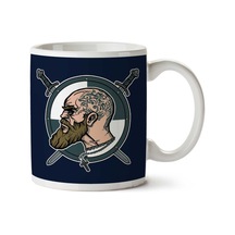 Norse Warlord Vikings İki Tarafı Baskılı Kupa Bardak Çok Renkli