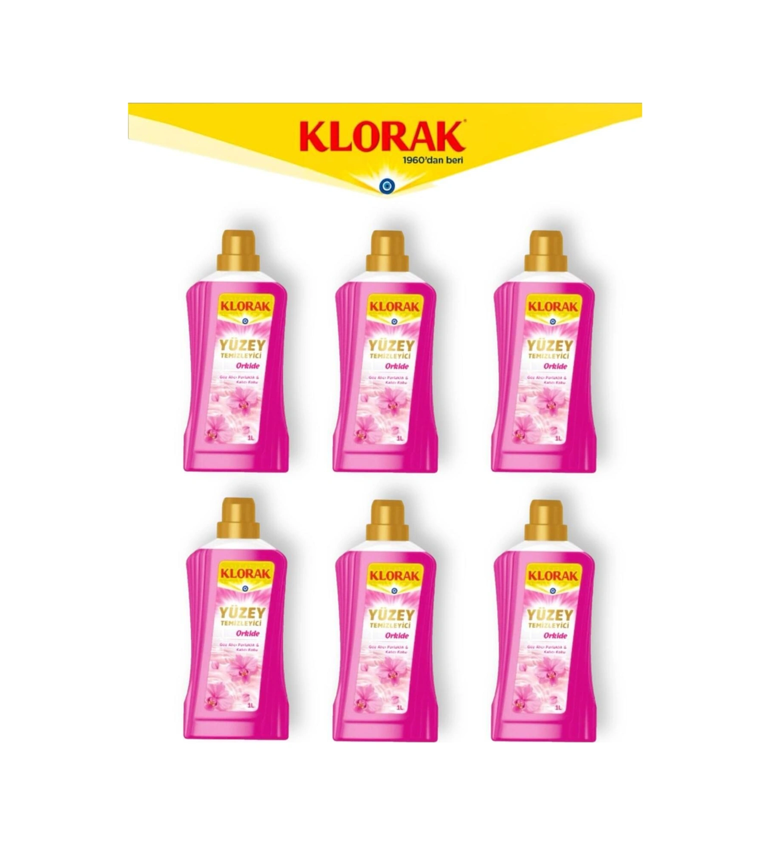 Yüzey Temizleyici Orkide 1000 Ml 6 Adet 6'lı