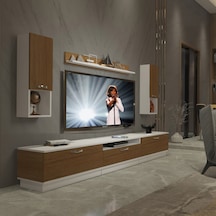 Decoraktiv Trendstyle 270da Mdf Tv Ünitesi Tv Sehpası Beyaz - Ceviz