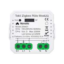 Zigbee Tek Çıkışlı Akıllı Anahtar Tuya, Smart Life, Home Assistant, Zigbee2mqtt Uyumlu Diğer