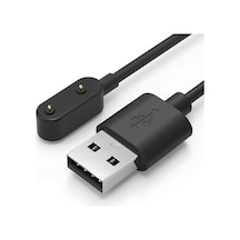 Honor Watch Es İle Uyumlu Manyetik Usb Şarj Kablosu, Hızlı Şarj Desteği, Dayanıklı Ve Kompakt Tasarım Siyah
