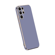 Mey İthalat Samsung Uyumlu Galaxy S24 Ultra Kılıf Volet Silikon - Mavi