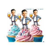 Doğum Günü Eğlence Süs Cupcake Süs 10adet 0