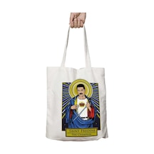 Art Hediye Freddie Mercury Fiction Saint Mia Saint Jules İki Tarafı Kalıcı Baskılı Yıkanabilir Çanta Çok Renkli