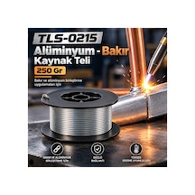 Kaynak Teli Bakır Alüminyum Tozsuz Flux Özlü 250 Gr Gri
