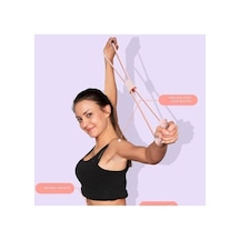 Pilates Ve Egzersiz Lastiği, Vücut Geliştirme İçin Açık Bej