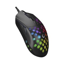 Smx-r66 Rocket Ultra Hafif Siyah Rgb Ledli 12000dpi Gaming Oyuncu Mouse