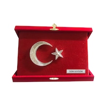 Kadife Kutulu Filografi Türk Bayrağı Tablo -2