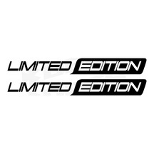 Limited Edition Long Two Color Sticker Siyah
