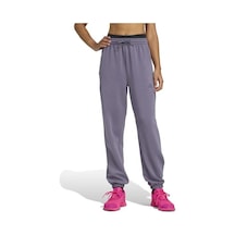 Adidas Designed For Training Knit Kadın Mor Eşofman Altı