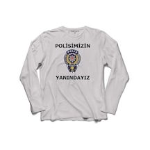Polisimizin Askerimizin Ordumuzun Yanındayız Uzun Kollu Tişört (516273904)
