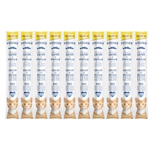 Gimcat Sticks Somon & Alabalıklı Ödül Çubukları 50 G 10'lu