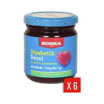 240 G Diyabetik Ahududu Reçeli 6 Adet