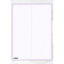 A5 Bloknot Kareli Defter - 50 Yaprak - Memopad - Notepad - Not Defteri - Not Kağıdı - 3774 Çok Renkli