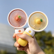 Maoyaya Sevimli Tasarım Mini Fan-şarjlı, Telefon Standlı, Masaüstü Mini Fan