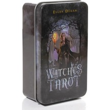 Dükkan Design Metal Kutulu Tarot Kartları - Withches Tarot