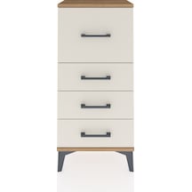 Arges Komodin 4 Çekmeceli 44x30x96 Çam-aytaşı Atlas Çam
