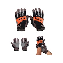 Fujin Pro Angler Trolling Gloves Black L/xl Siyah