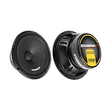 Soundmax Sx-m62bn Oto Midrange 16cm 280 Watt 140 Rms 2 Adet