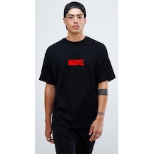 Startmore Unisex Marvel Tişört Siyah
