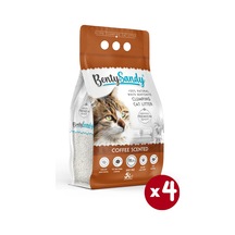 Benty Sandy Kahve Kokulu İnce Topaklaşan Bentonit Kedi Kumu 4 x 5 L