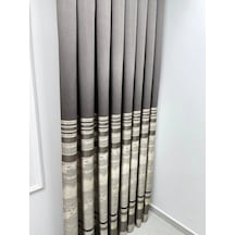 Nivemes Home Nivemeshome Urla V-5302 Toprak 1/3 Sık Pileli Fon Perde Apm Toprak