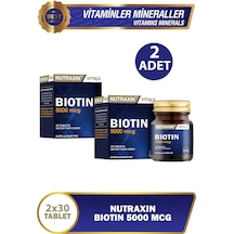 Nutraxin Biotin 5000 Mg 30 Tablet 2 Adet