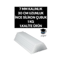 7 Mm Kalınlık 30 Cm Uzunluk İnce Silikon Çubuk 1 Kg 1. Kalite Ürün