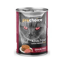Prochoice Yetişkin Kediler İçin, Tahılsız, Dana Etli Ezme, 400 G X 12 Adet Sku: Zeus8690010299659