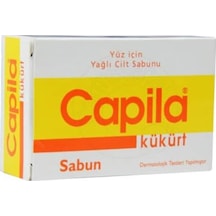 Capila Kükürtlü Yağlı Cilt Akne Sivilce Yüz Sabunu 90 G