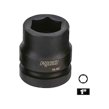 Rıco 1" Altı Köşe Havalı Lokma 46 Mm