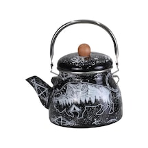 Buffalo Emaye Demlik Kettle Büyük 2.1 Lt Çok Renkli