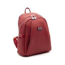 Kadın Sırt Çantası Kırmızı - Kırmızı SP926 Silver & Polo