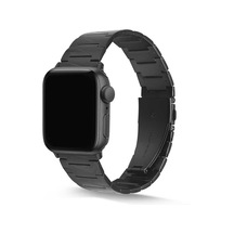 Mobilefix Watch 7 45mm Uyumlu Krd-48 Metal Kordon-siyah