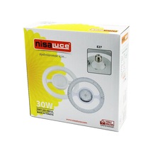 Nisaluce Eamp-059/kb Mika Kristal Plastik Cam Simit Model Led Ampul 30w E27 Beyaz 6500k 2700 Lumen Bx40