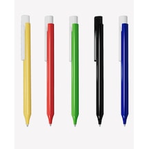 Schneider Essential Jel Kalem 5'li Set Kırmızı, Siyah, Mavi, Yeşil, Sarı , Beyaz Klipsli Çok Renkli Kırmızı, Siyah, Mavi, Yeşil, Sarı