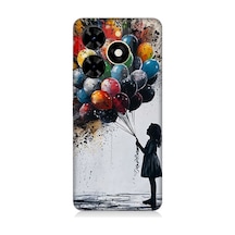 Tecno Spark 20 Uyumlu Balonlu Çocuk Desenli Silikon Kılıf